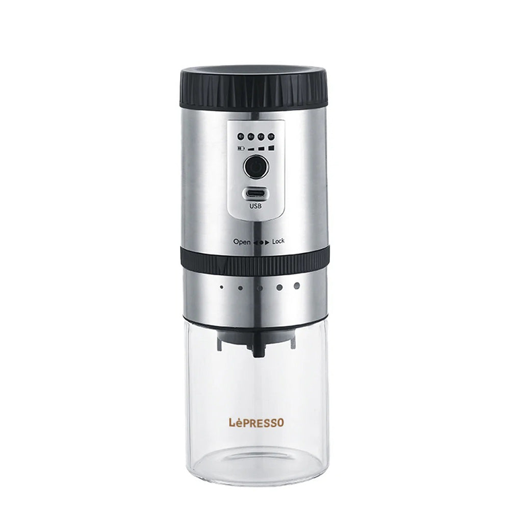 LePresso Ceramic Burr Automatic Grinder Caffeine Co