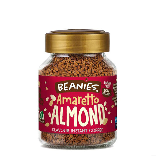 Beanies Amaretto Almond Instant Coffee 50g