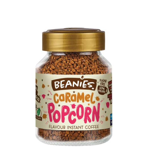 Beanies Caramel Popcorn Instant Coffee 50g