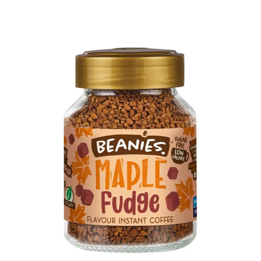 Beanies Maple Fudge Instant Coffee 50g