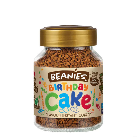 Beanies Birthday Cake Instant Coffee 50g