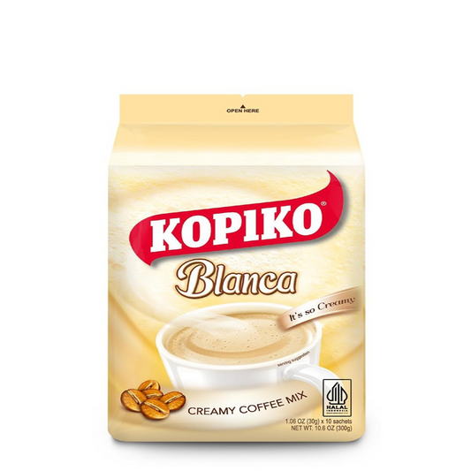 Kopiko Blanca 3-in-1 Coffee Pack of 10 Sachets