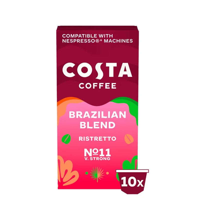 Costa Rich Brazilian Blend Nespresso Capsules