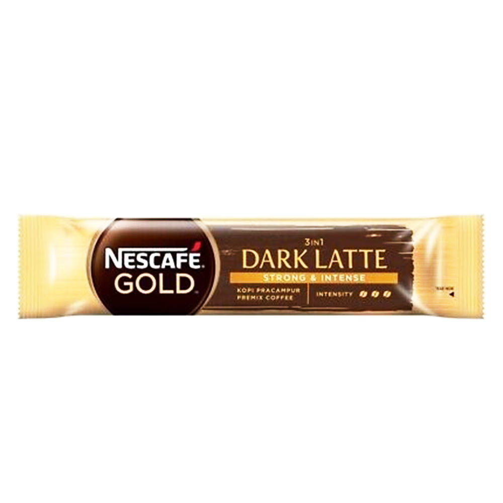 Nescafe Gold Instant Dark Latte Sachet 34g