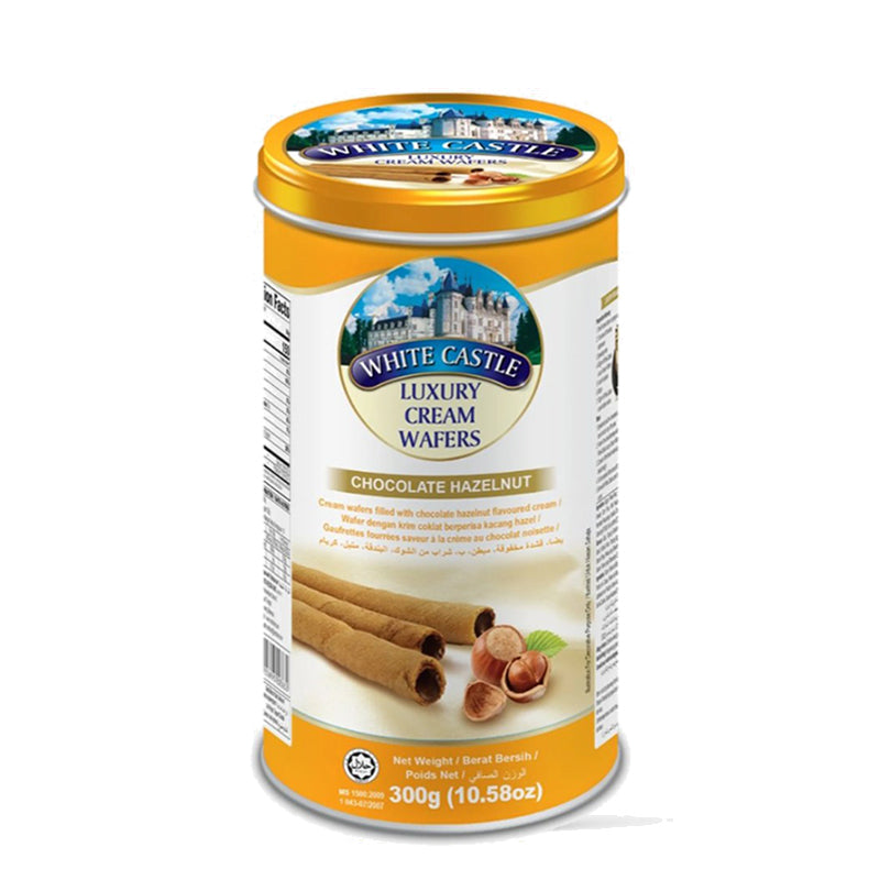 White Castle Cream Wafers Hazelnut 300g