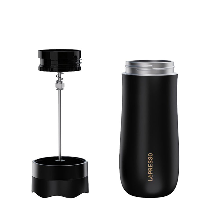 LePresso Insulated Travel Mug with French Press