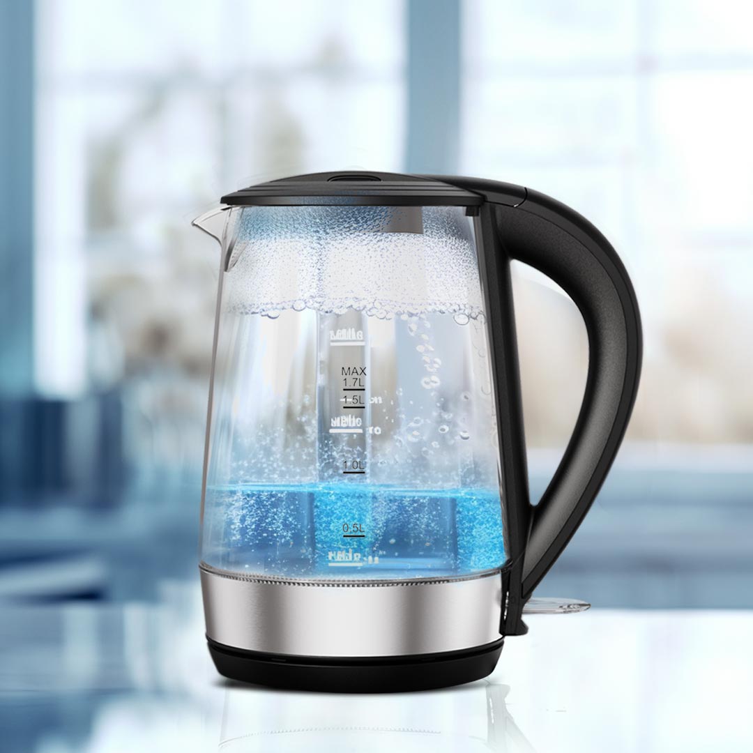 LePresso Transparent Quick Boil Glass Kettle