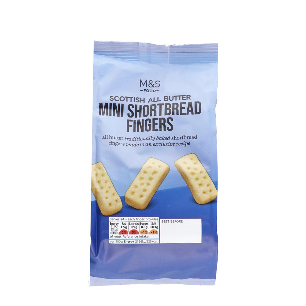 M&S Mini All Butter Scottish Shortbread Fingers 125g