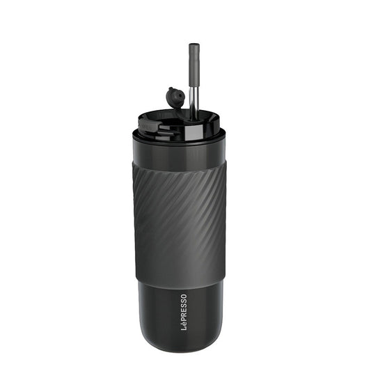 LePresso Tumbler with Infusion Filter Grey