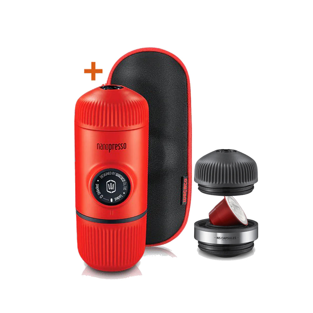 Wacaco Nanopresso + Protective Case + Nespresso Adapter