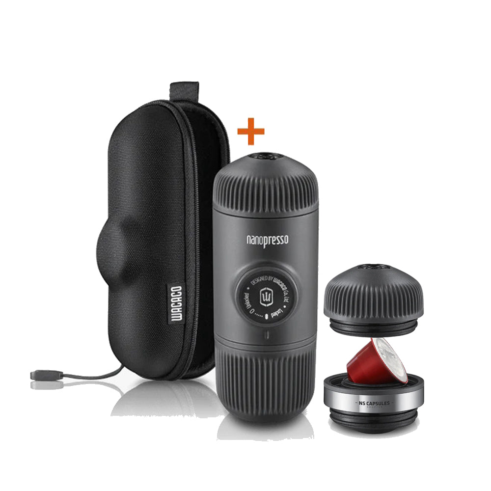 Wacaco Nanopresso + Protective Case + Nespresso Adapter