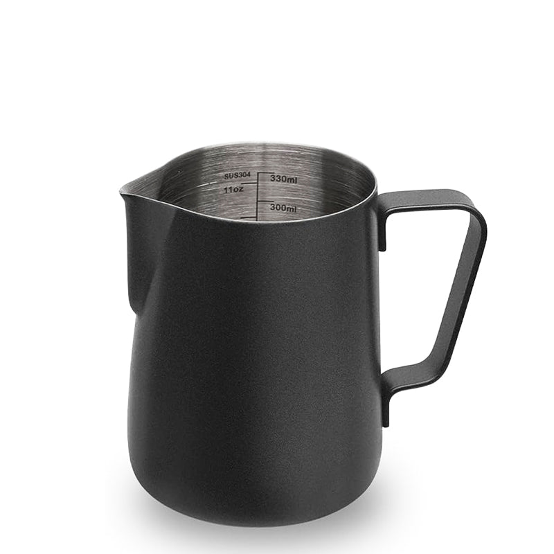 Milk Frothing Jug Black 350ml