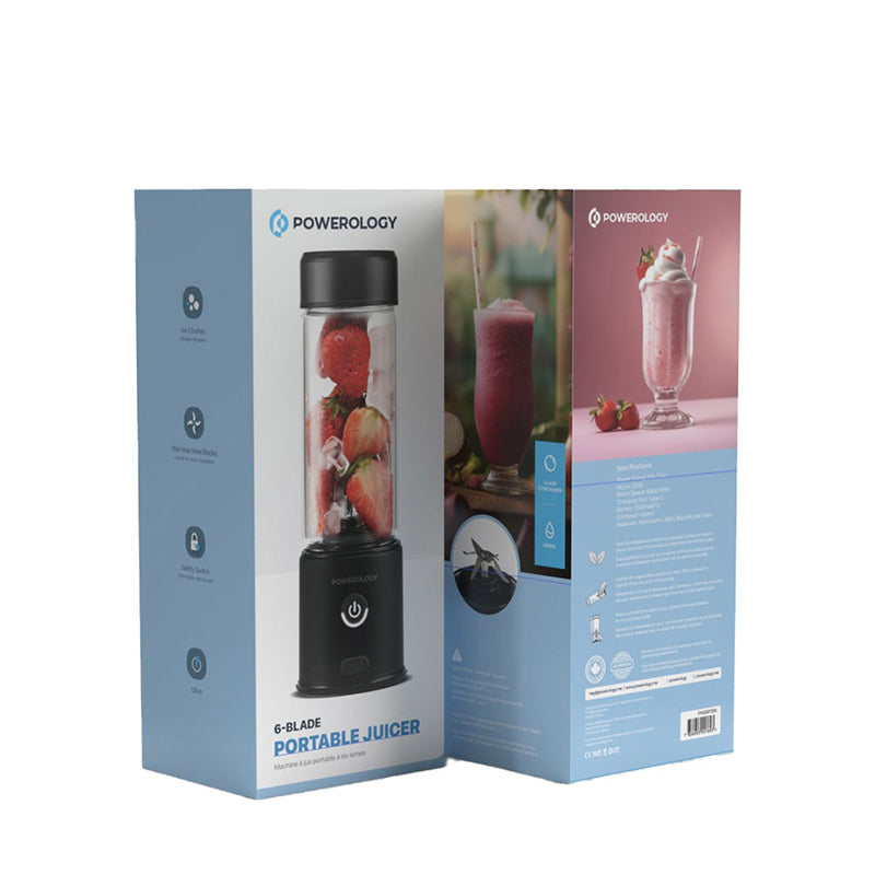 Powerolgy 6-Blade Portable Juicer 450ml