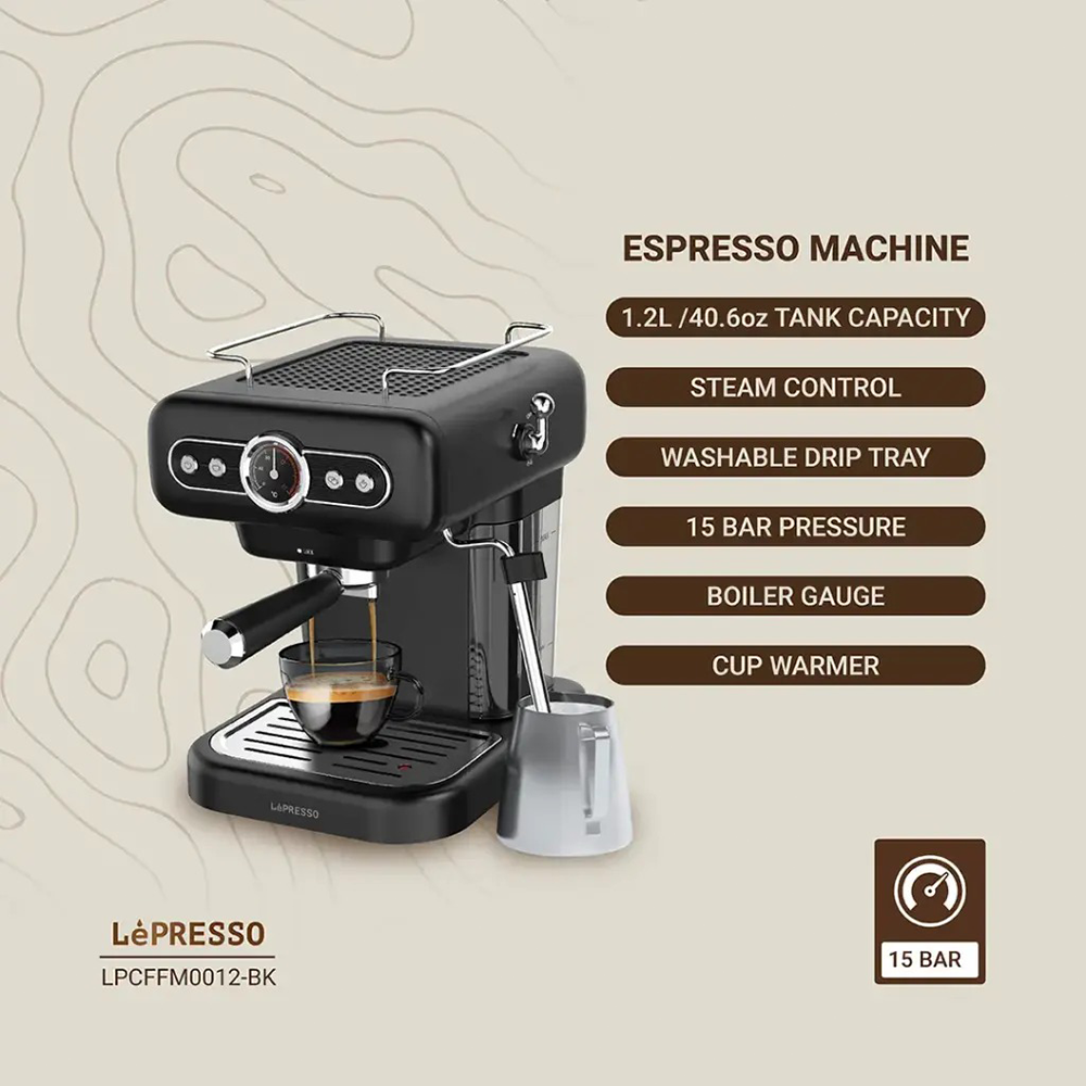 LePresso Retro Espresso Machine