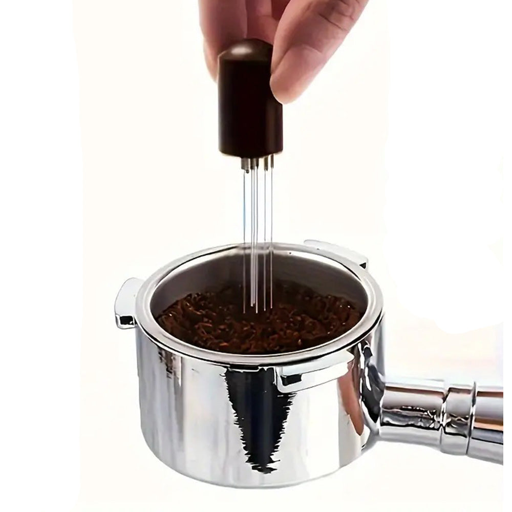 Stainless Steel Coffee Spreader with Wooden Handle