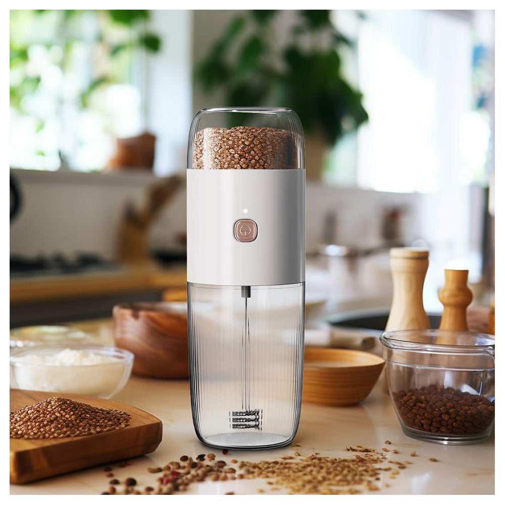 LePresso 2-in-1 Coffee Grinder & Milk Frother