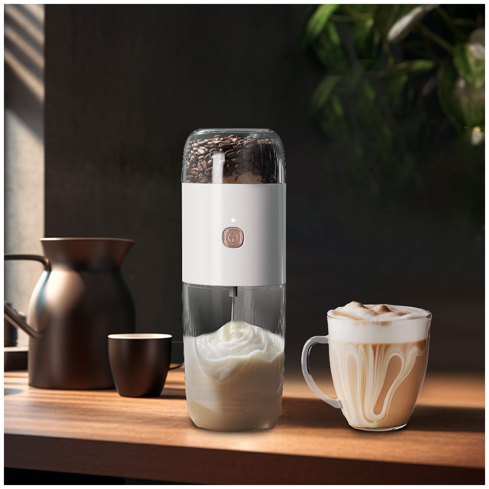 LePresso 2-in-1 Coffee Grinder & Milk Frother